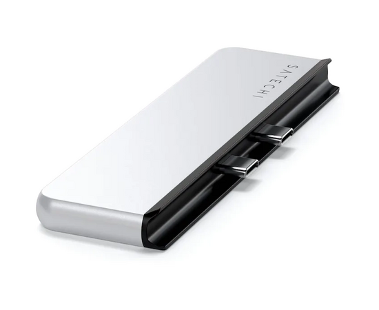 USB-hub Satechi Dual USB-C Hub For Surface Pro 9 Silver ST-HSP9P 