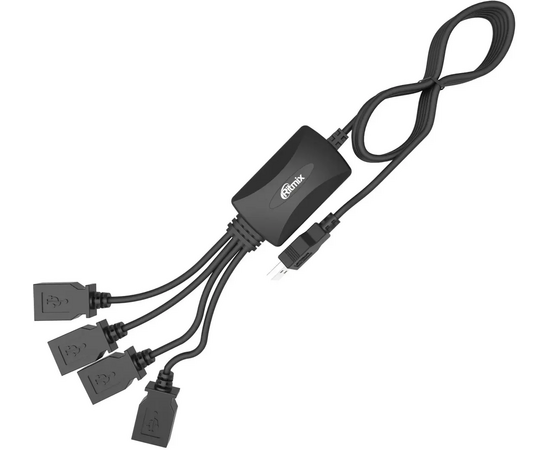  USB-HUB RITMIX CR-2405 black 