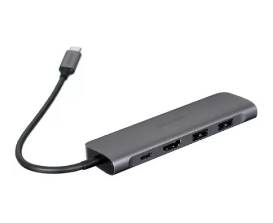  USB Hub UGREEN CM195 15214 USB-C to HDMI 4K 30Hz +2*USB 3.0 A+ USB-C +SD/TF+PD Converter space gray 