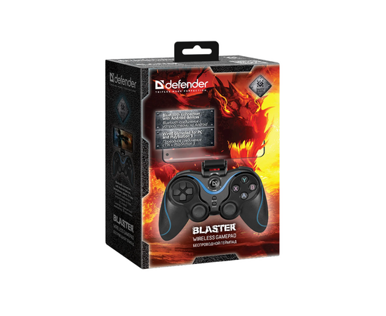  Геймпад Defender WRL Blaster USB (64283) Bluetooth Android, Li-ion 
