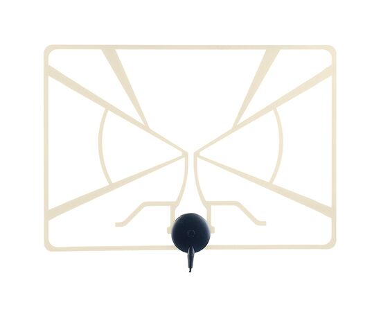  Антенна ТВ Perfeo "RADAR", активная, встр. усилитель, питание от ресивера 5V, DVB-T2 (PF_A4213) 