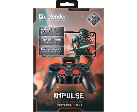  Геймпад DEFENDER WRL Impulse 4.2 (64284) Blueth Android, TV 