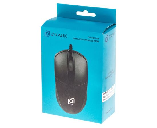  Мышь Oklick 275M черный USB 
