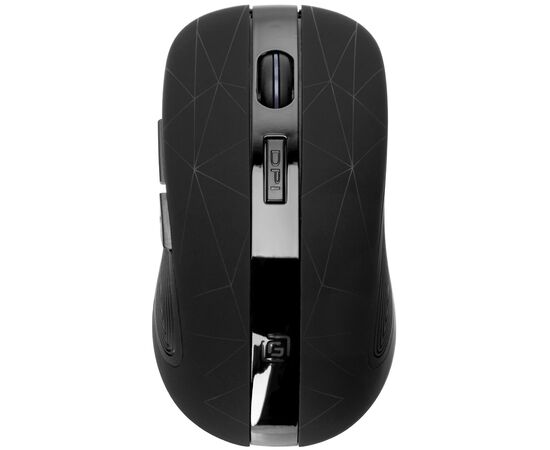  Мышь Oklick 976GW черный оптическая (3200dpi) беспроводная USB (6but) 
