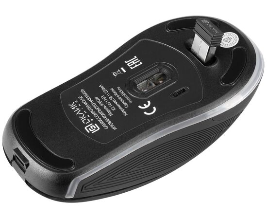  Мышь Oklick 976GW черный оптическая (3200dpi) беспроводная USB (6but) 