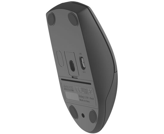  Мышь A4Tech G3-330NS черный оптич. 1200dpi silent беспров. USB 3but 