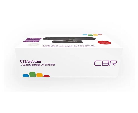  Web-камера CBR CW 870FHD Black 