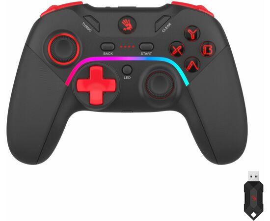  Геймпад A4Tech GPW70 Sports черный USB Беспроводной виброотдача обратная связь (GPW70 SPORTS BLACK) 