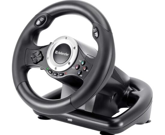  Руль DEFENDER Turbo Pro для PC, PS3, PS4, Xbox Series X, Series S, One, Nintendo Switch (64291) 