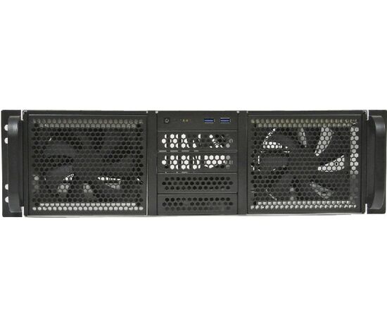  Корпус Procase RE306-D0H14-C-48 3U server case,0x5.25+14HDD,черный,без блока питания,глубина 480мм,MB CEB 12"x10.5" 
