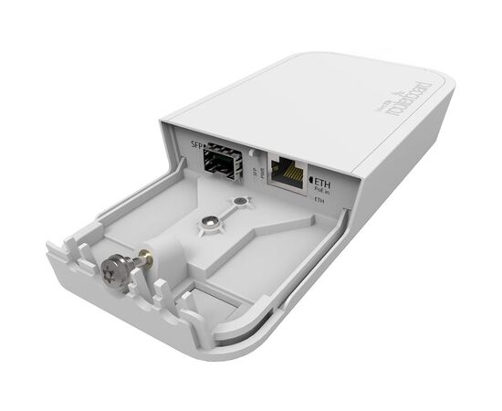  MikroTik RBFTC11 Fiber to Copper Converter in Outdoor enclosure, poe injector, power supply 