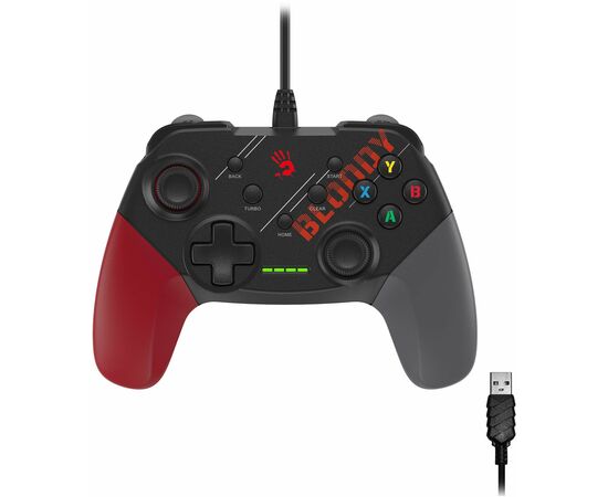  Геймпад A4Tech GP30 Sports черный/красный USB виброотдача обратная связь (GP30 SPORTS RED) 