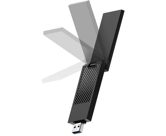  USB-адаптер Cudy WU6500 1.0 Wi-Fi 7 BE6500 с высоким коэффициентом усиления, 2,4/5/6ГГц, до 6452Мбит/с, USB 3.0 