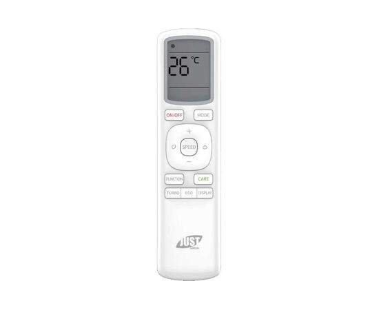  Кондиционер Just AIRCON JAC-13HPSIA/CAC/JACO-13HPSIA/CAU Chroma inverter черный 