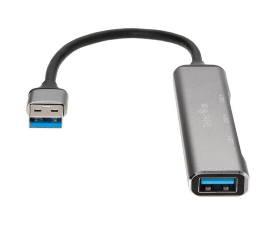  USB-концентратор TELECOM TA308U USB 3.0--USB 3.0+3*USB 2.0, Aluminum Shell, 0.2м (1/100) 