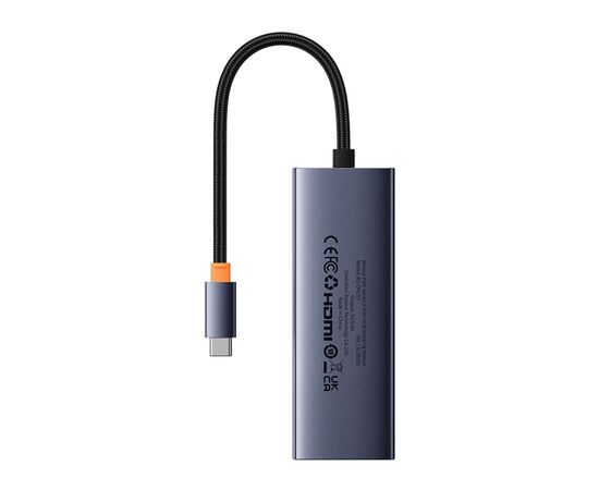  USB-C хаб Baseus B00052809813-00 Flite Series 5-Port серый 