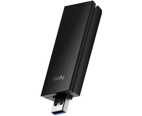  USB-адаптер Cudy WU5400 1.0 Wi-Fi 6E AX5400 с высоким коэффициентом усиления, 2,4/5/6ГГц, до 5374Мбит/с, USB 3.0 